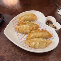 Fried dumplings  at Vegan Kitchen - 비건 키친 in Seoul