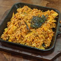 Kimchi fried rice at Vegan Kitchen - 비건 키친 in Seoul