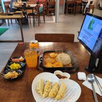 Highly recommend the deep fried dumplings at Vegan Kitchen - 비건 키친 in Seoul
