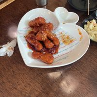 Vegan spicy chicken - little pricey for the portion   at Vegan Kitchen - 비건 키친 in Seoul