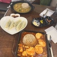 Ordering via tablet installed at each table, free wifi  at Vegan Kitchen - 비건 키친 in Seoul