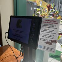 Possible to order with tablet  at Vegan Kitchen - 비건 키친 in Seoul