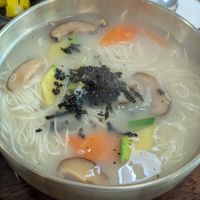 Noodle soup at Vegan Kitchen - 비건 키친 in Seoul