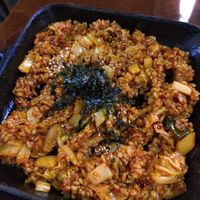 Kimchi fried rice at Vegan Kitchen - 비건 키친 in Seoul