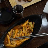 Crispy chicken with garlic   at Vegan Kitchen - 비건 키친 in Seoul