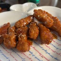 Caramelized “chicken”   at Vegan Kitchen - 비건 키친 in Seoul