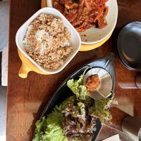 riso, bulgogi per involtini   at Vegan Kitchen - 비건 키친 in Seoul