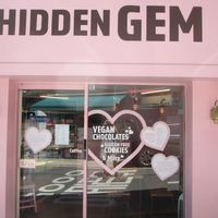 Vegan chocolatier on Toegyo-ro 18-gil, one gil over from Vegan Kitchen. at Vegan Kitchen - 비건 키친 in Seoul