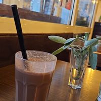 Peanutbutter smoothie at caffeo in Saarbrucken
