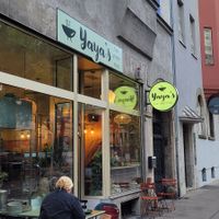 Outside sitting at Yaya's Thai Street Food in Augsburg