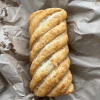 A vegan fresh made sausage roll   at The Apiary @ Dalwhinnie in Dalwhinnie