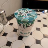 Vegan ayran - Salty creamy milk. 4/5 at Falafel Salam in Berlin