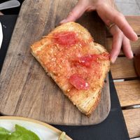 Farm house bread   at L'Espai in Tossa De Mar