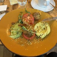 Falafel avocado breakfast    at Perry Street Market Cafe in Cork