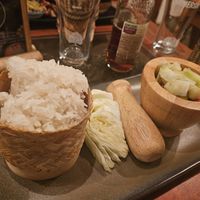 Papaya salad at Yuni Yupoun  in Luang Prabang