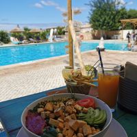 Vegan bowl at Kinoah in Praia Da Luz