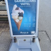 Pricelist at Havnekiosken Rømø in Roemoe