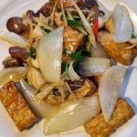Fried tempeh (DELICIOUS) at Samui Health Shop by Lamphu in Koh Samui