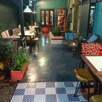 Outdoor seating in the back  at Samui Health Shop by Lamphu in Koh Samui