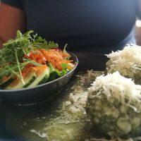 Spinatknödel at Weinbergerhaus in Kufstein