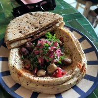 Jerusalem hummus (lunch) at De Dadel in Den Burg