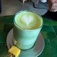 Matcha Latte at De Dadel in Den Burg