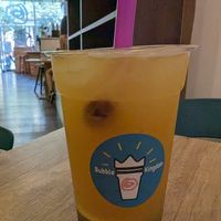 Fruit tea at Bubble Kingdom BP in Budapest