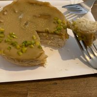 Pistachio cheese cake tarts  at Planty Pizza in Vienna