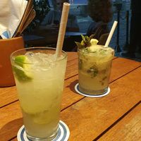 Caipirinha and caipivodka  at Arp Bar de Praia in Rio De Janeiro