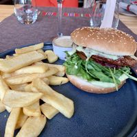 Vegan burger  at Restaurant Kaerajaan in Tallinn