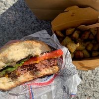 vegan burger at Snack'in in Amiens