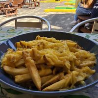 Cheezy chips at Rylstone Tea Gardens in Shanklin
