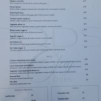 "Main" Menu at Denham Grove Hotel in Uxbridge