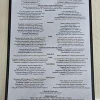 Menu at Bar Ti Amo in Atlanta