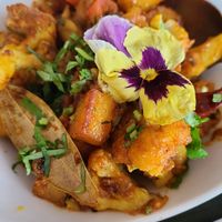 Aloo Gobi-potatoes and cauliflower at Celebration by Rupa Vira - Modern Indian Cuisine in Ashburn