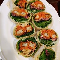 Chicken +carrot rapee burrito wrap at Veggie Chan - 베지찬 in Seoul