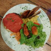 Prato vegano at Espaço Brasil Itacaré-Bahia in Itacare