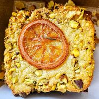 Candied blood orange pistachio rosemary at Twelvemonth Bakehouse in Burlingame