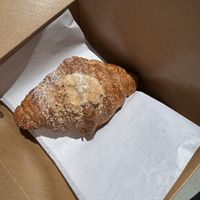 Peach cobbler croissant   at Twelvemonth Bakehouse in Burlingame