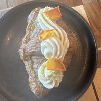 Pistachio and rose croissant  at Twelvemonth Bakehouse in Burlingame