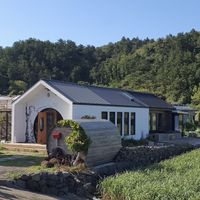 Outside building   at Ppangsagye in Seogwipo