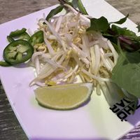 Pho toppings   at Phở Bar Vietnamese Kitchen in Davie