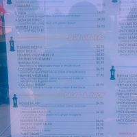 Leaf symbol means vegan at Sushi Groove in Salt Lake City