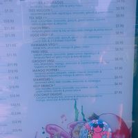 Leaf symbol means vegan at Sushi Groove in Salt Lake City