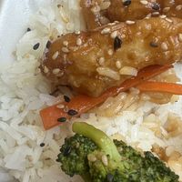 Tempura fried Teriyaki tofu bowl   at Sushi Groove in Salt Lake City