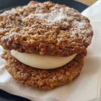 Cinnamon biscuit at The Pie Box Cafe in Cardiff