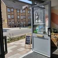 The pie box at The Pie Box Cafe in Cardiff