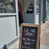 The pie box at The Pie Box Cafe in Cardiff