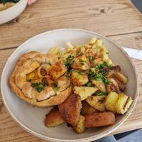BBQ jackfruit pie at The Pie Box Cafe in Cardiff