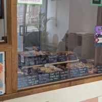 Cake selection. at The Pie Box Cafe in Cardiff